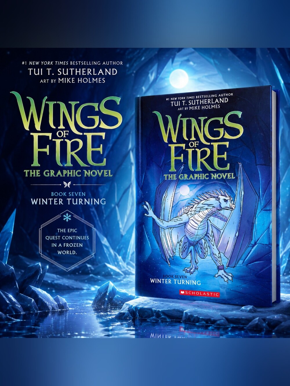 Scholastic Wings of Fire: Winter Turning — Icy Blue Graphic Novel